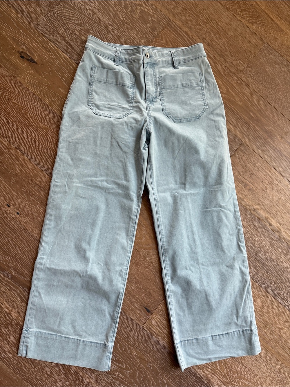 Sanctuary Straight-Leg Jeans in Sage Green